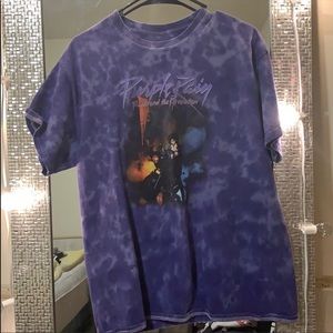 Urban outfitters purple rain band t shirt
